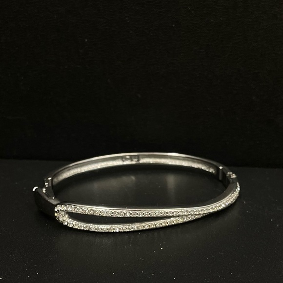 Swarovski Crystal Bangle Bracelet - Picture 2 of 2